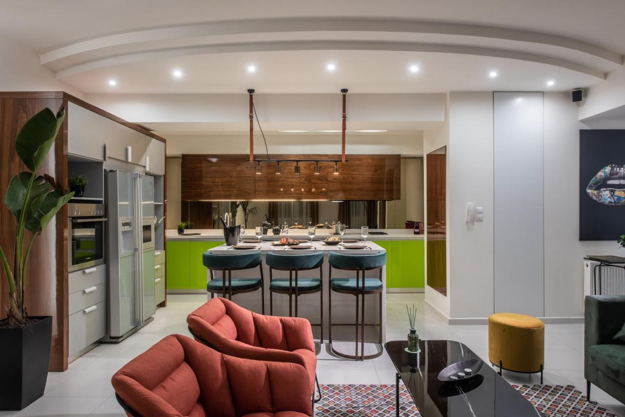 Maison De Mare, 4Br Central Luxury Beach Residence ヘルソニソス エクステリア 写真