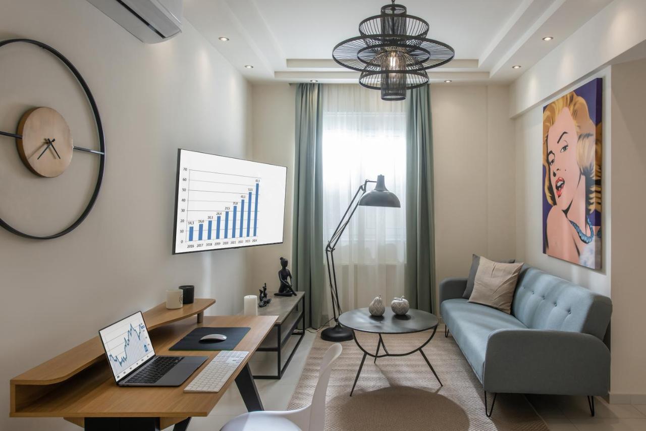 Maison De Mare, 4Br Central Luxury Beach Residence ヘルソニソス エクステリア 写真